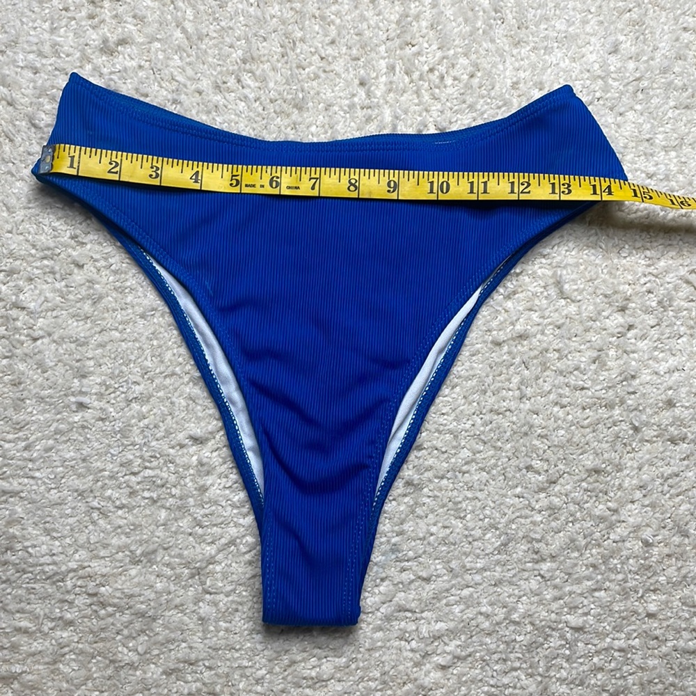 NWT SHEIN Swimsuit Bottoms Bikini Scrunch Butt Cheeky Curvy 0XL